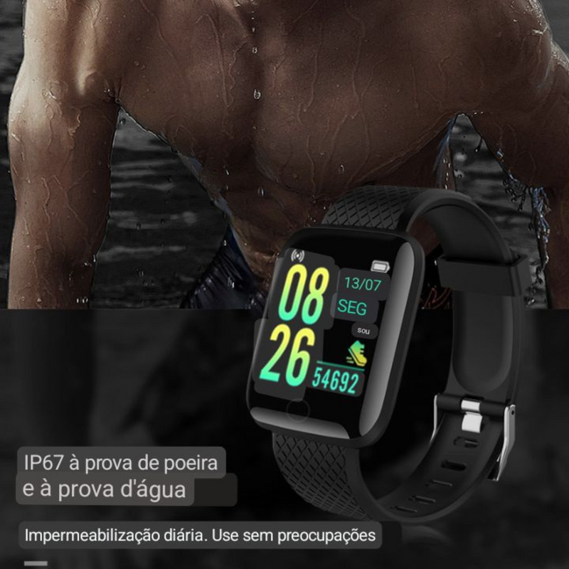 Smartwatch D13 relógio inteligente masculino, feminino , relógio esportivo para android ios