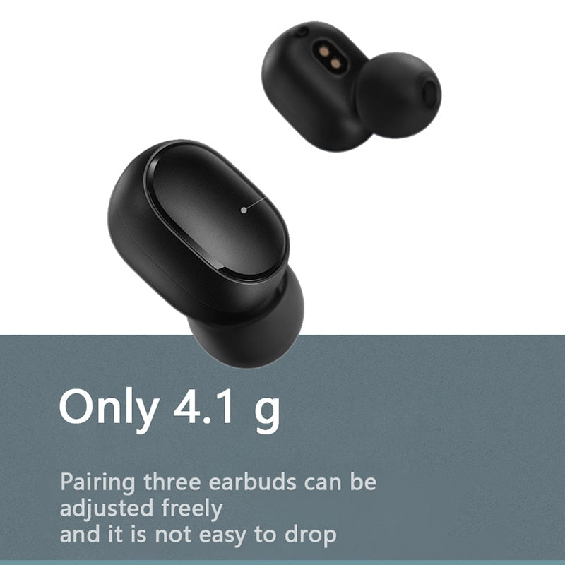 Fone Xiaomi Redmi Airdots s com Bluetooth 5.0